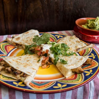Chicken Stew Quesadilla