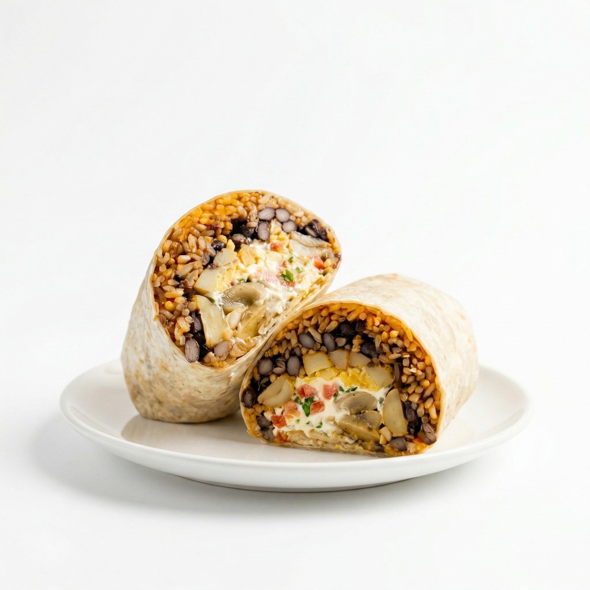 Mushroom Burrito.