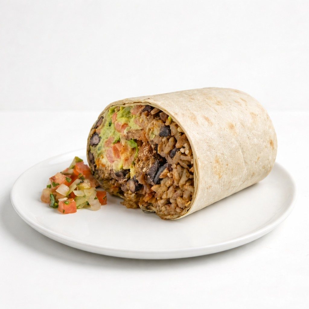 Chicken Caesar Wrap Burrito.