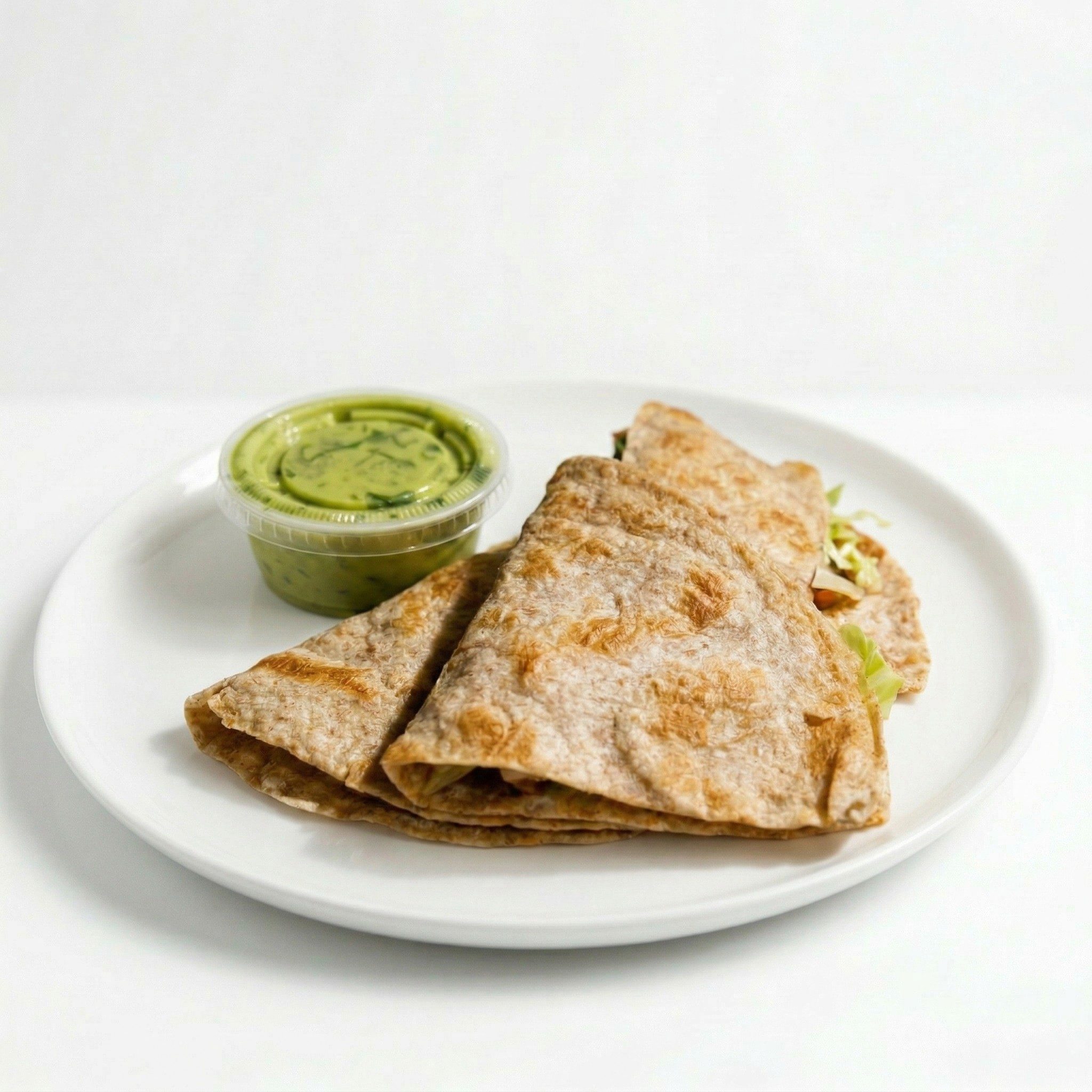 Mixed Vegetables Quesadilla.